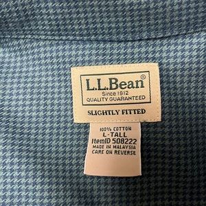L.L. bean Lg. Tall flannel. Never worn